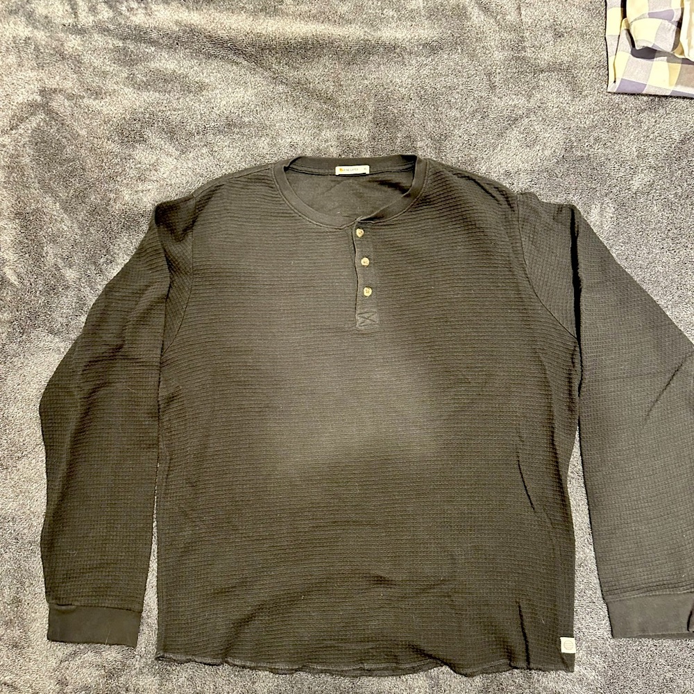 Marine Layer Waffle Knit Henley